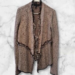 WHITE HOUSE BLACK MARKET SWEATER CARDIGAN TOP SHIRT TOPS FALL WINTER BLACK SZ M